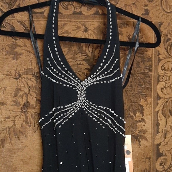 BNWT Bicici Beaded Black PROM/WEDDING Dress XS - Picture 2 of 8